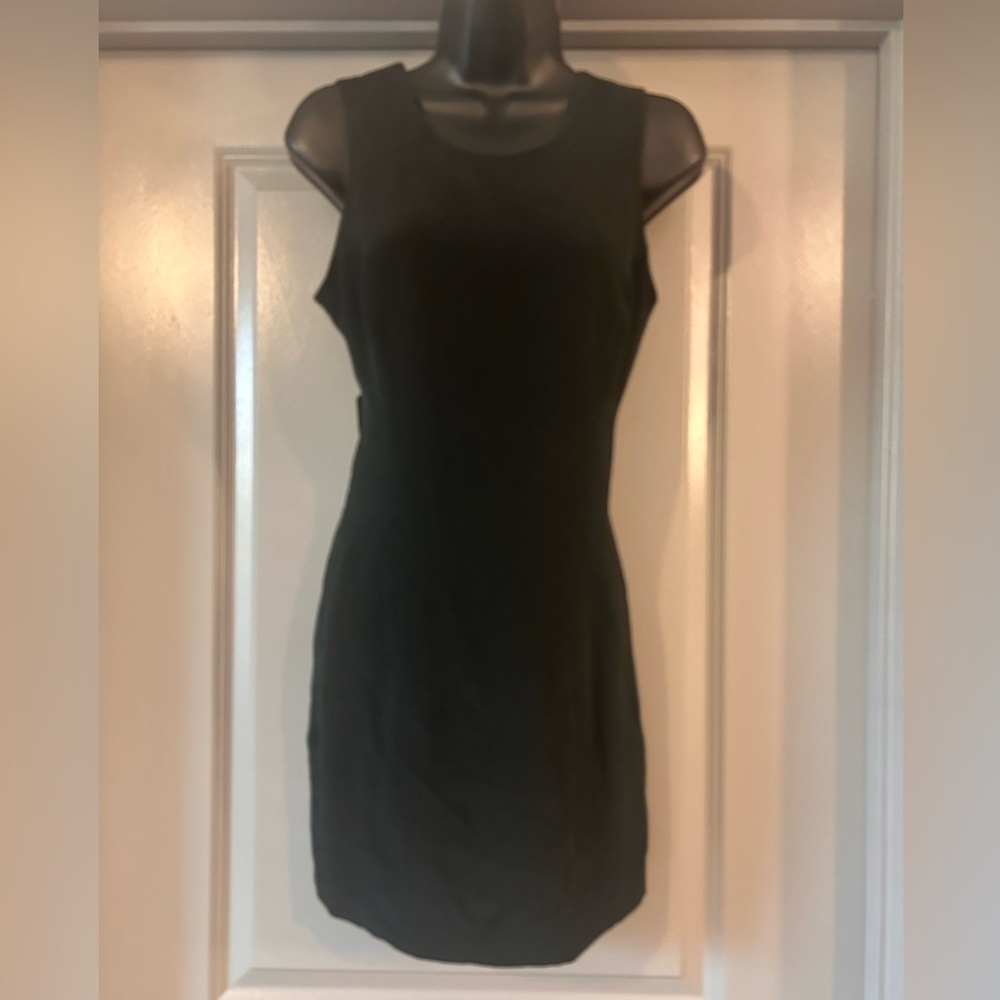 Black Mini Dress with back buckles